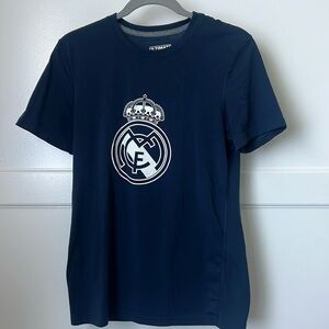 Real Madrid blue men’s Adidas tshirt size small